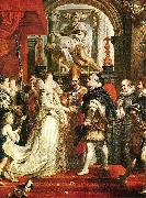 Peter Paul Rubens the proxy marriage of marie de medicis painting